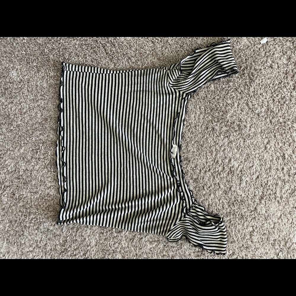 Striped Crop Top
